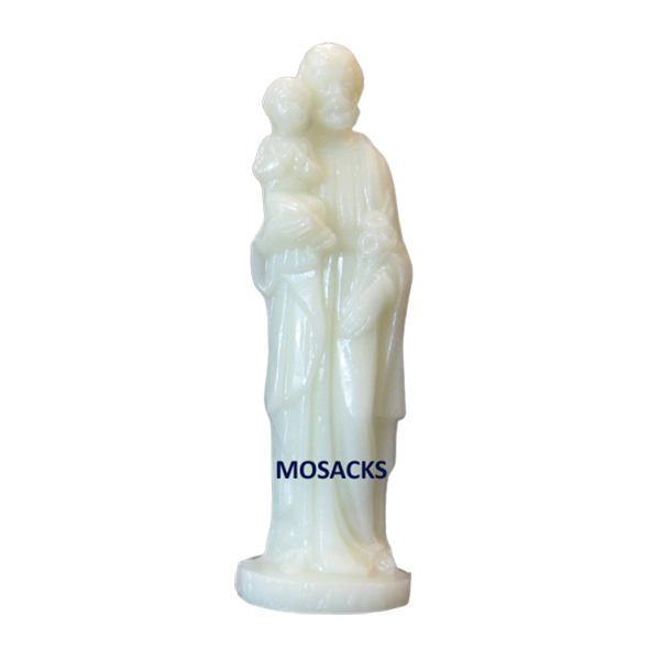 Plastic Glow in the Dark St. Joseph 6 Inch Luminous Statue 185-1910AL