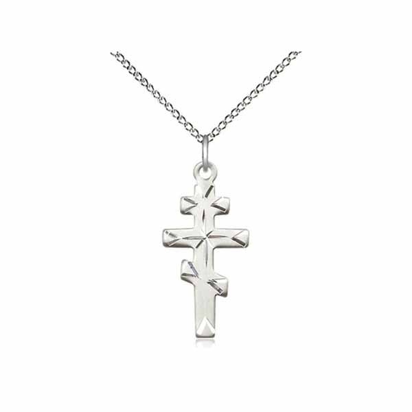 12 KT Gold Filled Greek Orthodox Cross Necklace, 1", 5416GF/18GF