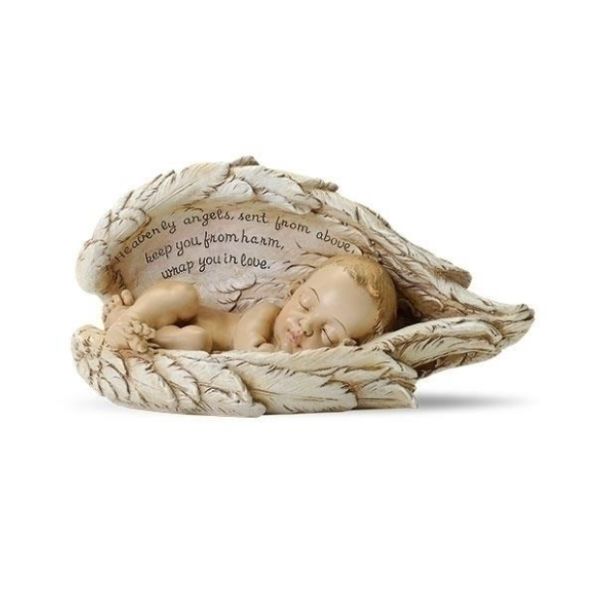 Joseph's Studio Baby In Wings Figurine Joseph's Studio Baby Gifts Collection Baby in the Wings of an Angel Figurine 20-42175
