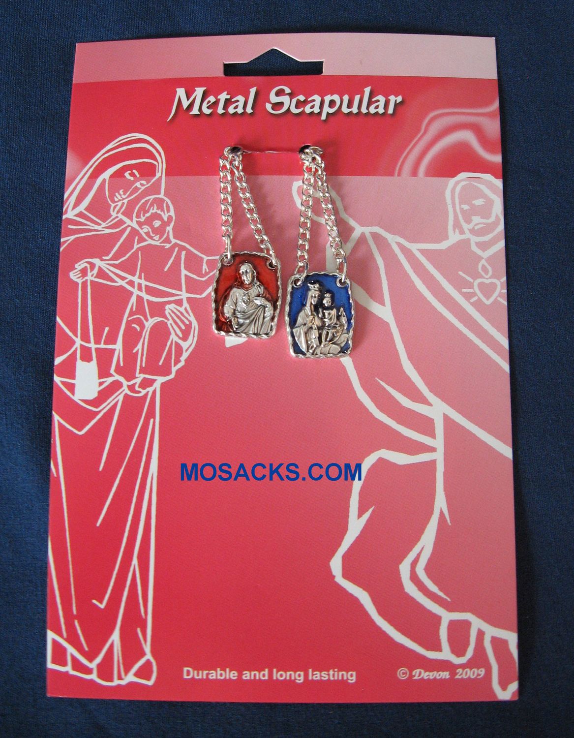 Scapular .5x.75 inch Medal Scapular .5x.75 inch Metal