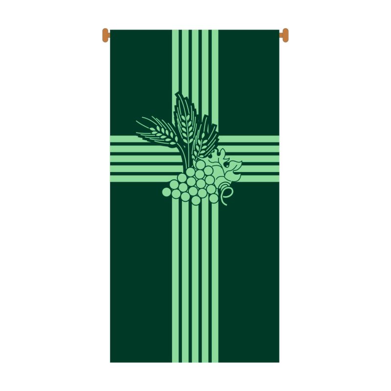 Slabbinck Small Inside Banner Eucharist Wheat & Grapevine 7214