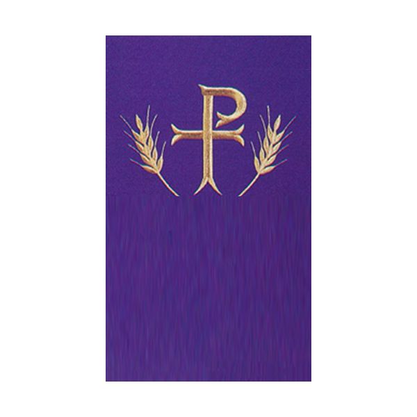 Chi Rho Wheat Washable  Lectern Hanging-SL9407-L