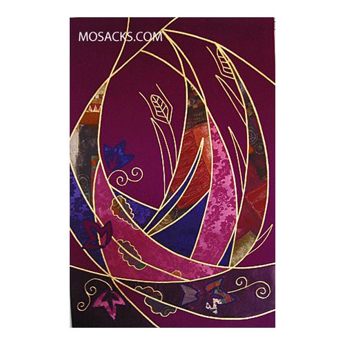 Eucharistic Appliqued Design, Purple 24 x 36 Inches Church Supplies Advent Banner, Purple Eucharistic Appliqued Design, 24 x 36 Inches Church Goods