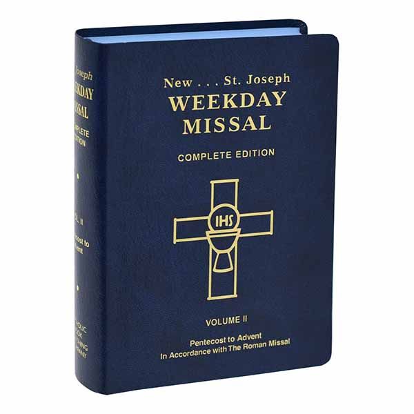 St. Joseph Weekday Missal Vol. II (Blue Vinyl) 921/09 St. Joseph Weekday Missal Vol. 2 in Blue Vinyl #9780899429328