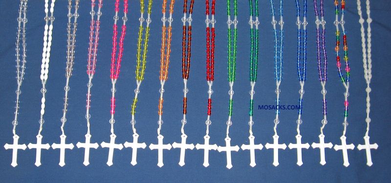 Mission Plastic Rosaries Plastic Beads QUANTITY PRICES