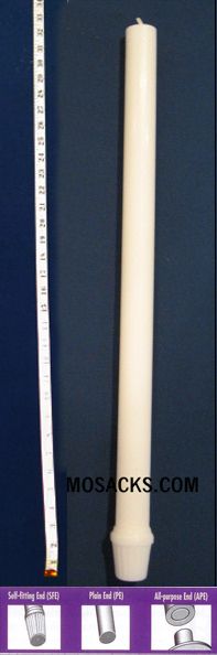 Long-Burning 51% Beeswax Altar Candle Long 1's SFE, 1 1/16" x 33 3/4"