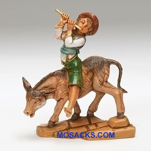 Fontanini 5" Heirloom Nativity Dominic Boy With Donkey 20-59808