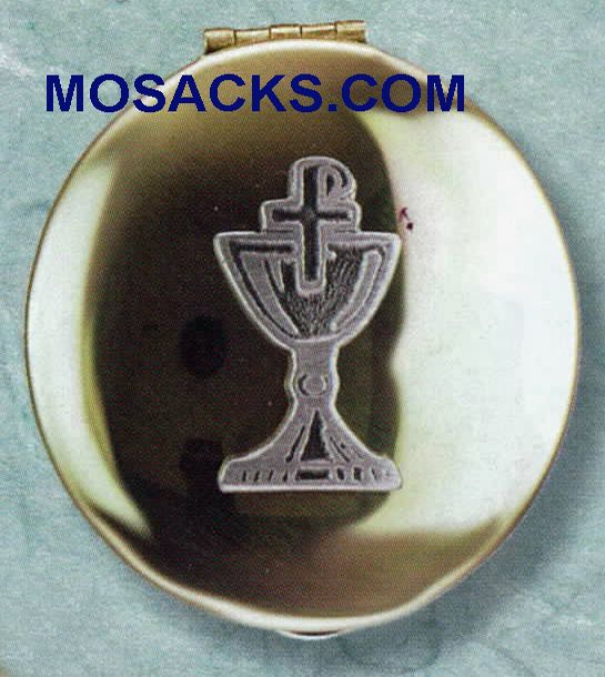 Polished Brass Pyx Chalice 9 Host Capacity-87003