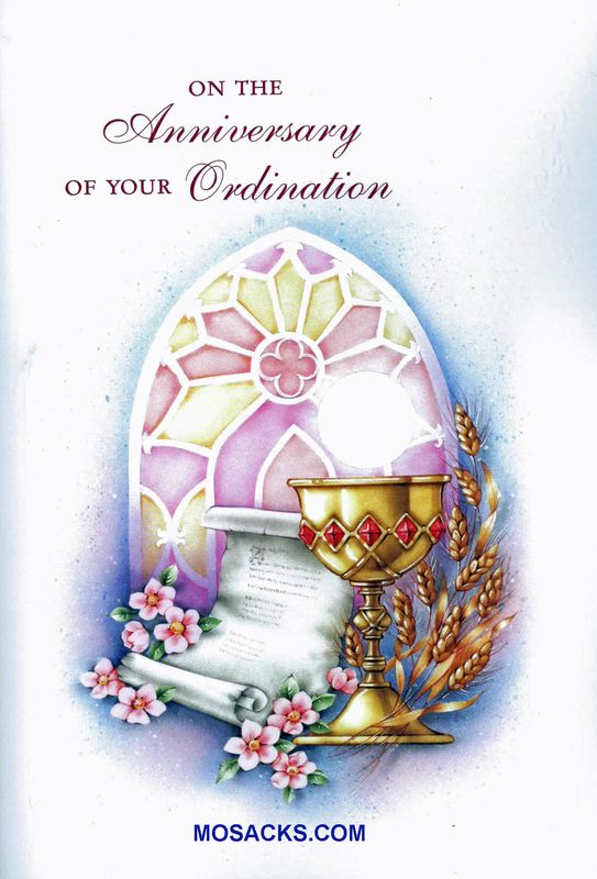 On The Anniversary Of Your Ordination Greeting Card-RAOR84283