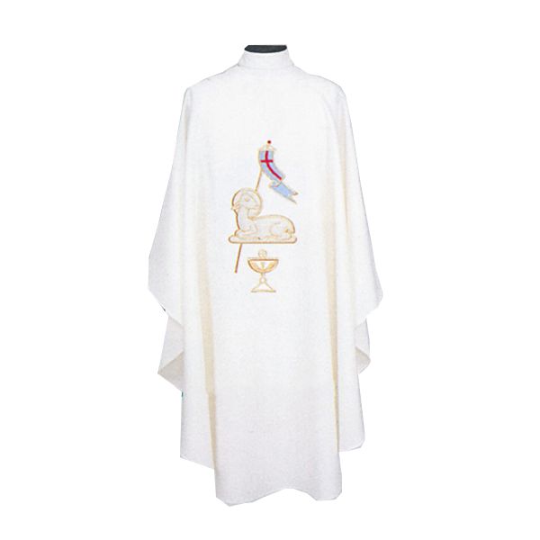 Beau Veste Lamb Of God Chasuble design on front and back-859A
