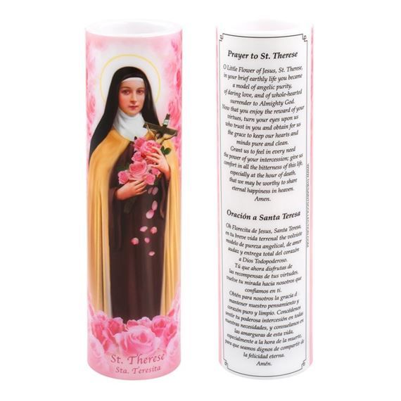 Saint Therese LED Candle C-8010
