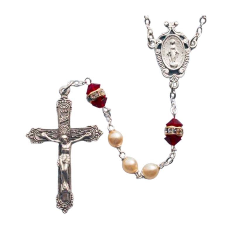 Garnet Birthstone Rosary January Birthstone Rosary Garnet-41298GN
