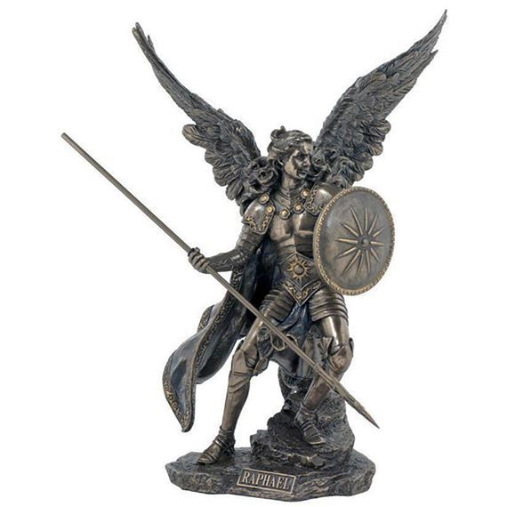 St. Raphael the Archangel Veronese Bronze Statue 13 1/2", SR-74697