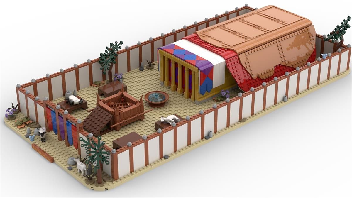 Bible Bricks Wilderness Tabernacle Set for God's Dwelling among His People - Recreate The Sacred Ta…