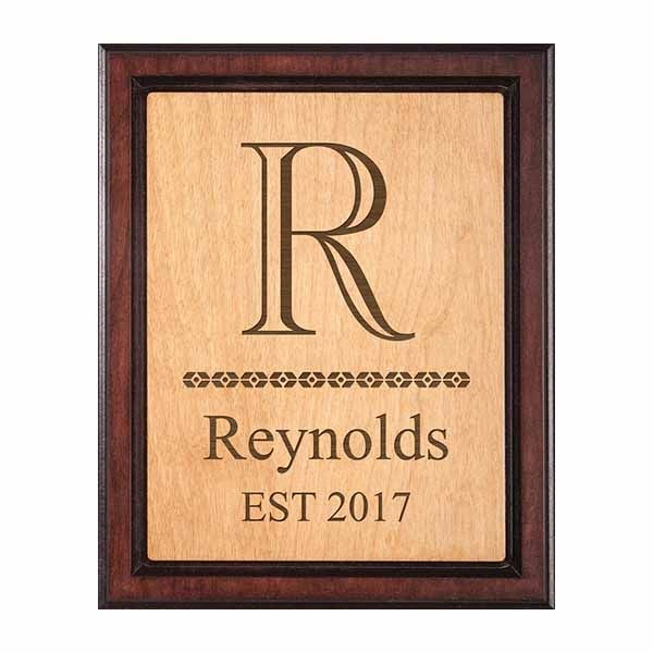 Personalized Two Toned Plaque Personalized Two Toned Plaque - ZBOB0072