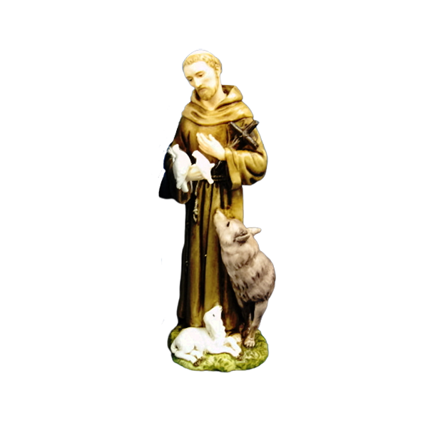 St. Francis with Animals Statue (I282) St. Francis with Animals