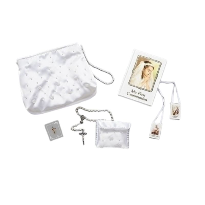 First Communion Purse 6 Piece Set-40302, Communion Purse 40302
