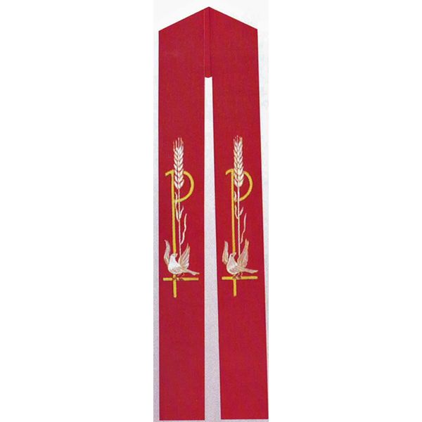 Beau Veste Overlay Stole Cross, Wheat & Dove 90