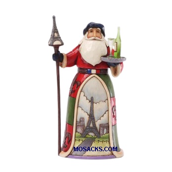 Jim Shore Heartwood Creek 6.5" France Santa 258-4034366 The Jim Shore Heartwood Creek Santas Around…