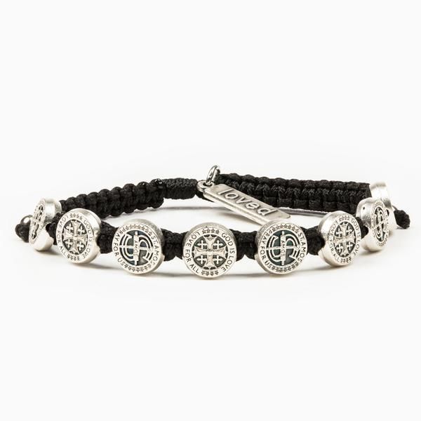 My Saint My Hero St. Amos Share The Love Bracelet-22001BK designed by Caitlin and John Stamos in co…