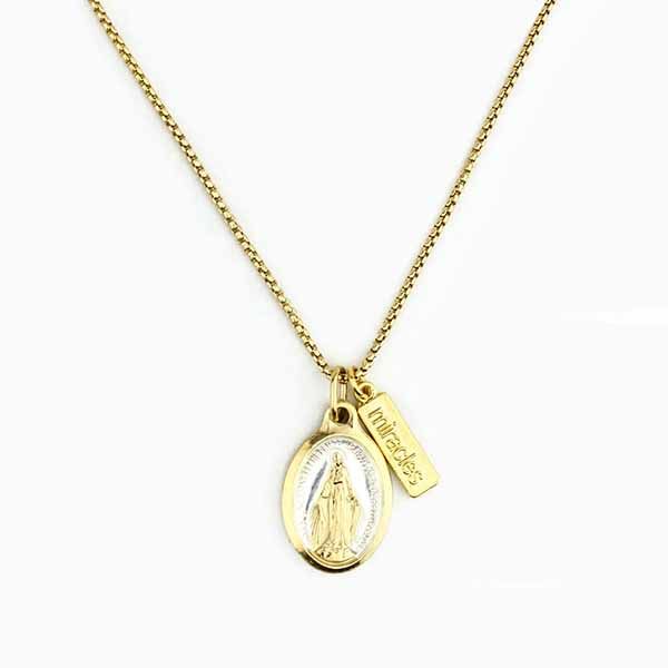 MSMH Lourdes Miraculous Mary Necklace - 36052MX