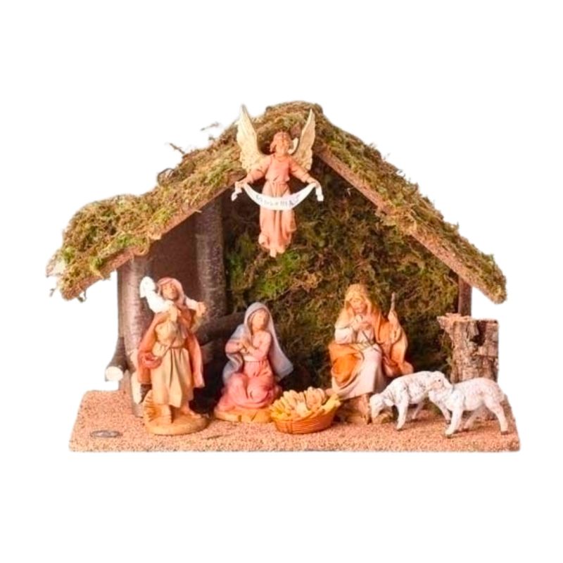 Fontanini 5 Inch Nativity 7 Pc. Stable Set 54564