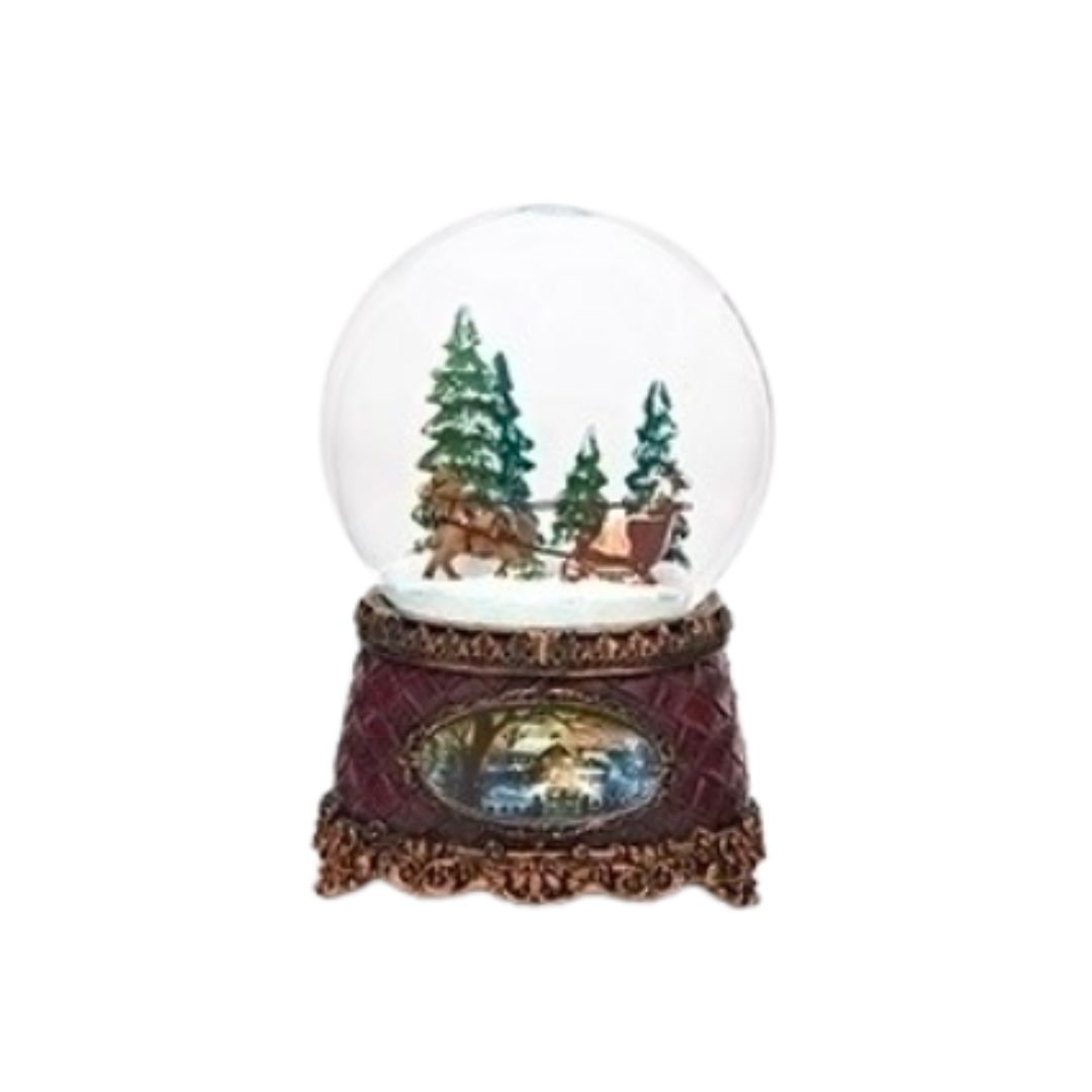 Glitterdome Musical Sleigh Ride Roman Inc. Roman Inc. Glitterdomes Musical Sleigh Ride #36302