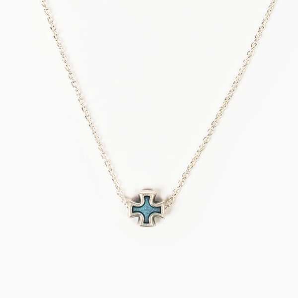 My Saint My Hero Faith Petite Silver Necklace 34004BL