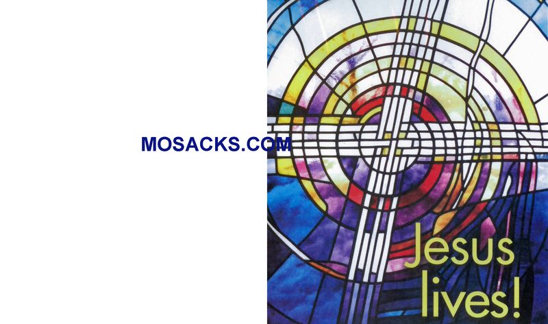 Bulletin Covers Jesus Lives 100 Pack-ESTR1-07, Easter Cover