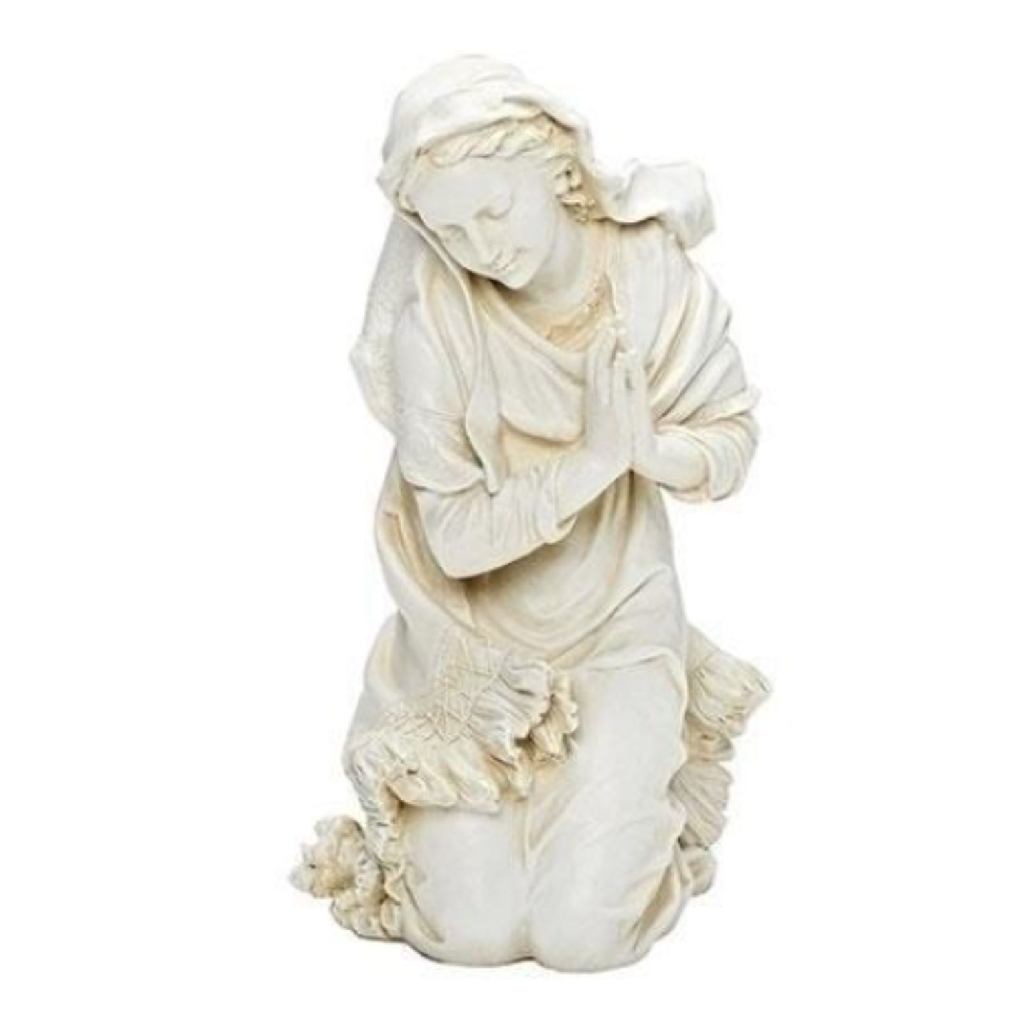 Joseph Studio Nativity Kneeling Mary Ivory 27in Scale #21752 measures 16" High
