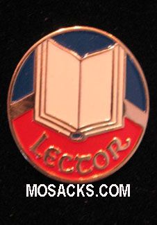 Lector Enameled-Colored Lapel Pin, #B-19 Lector Enameled-Colord Lapel Pin, #B-19