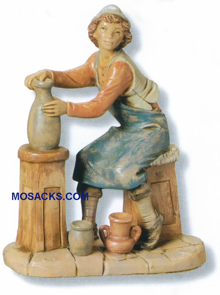 Fontanini Heirloom Nativity 7" scale Andrew Potter-52823, Fontanini Villager