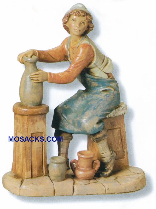 Fontanini Heirloom Nativity 7" scale Andrew Potter-52823, Fontanini Villager