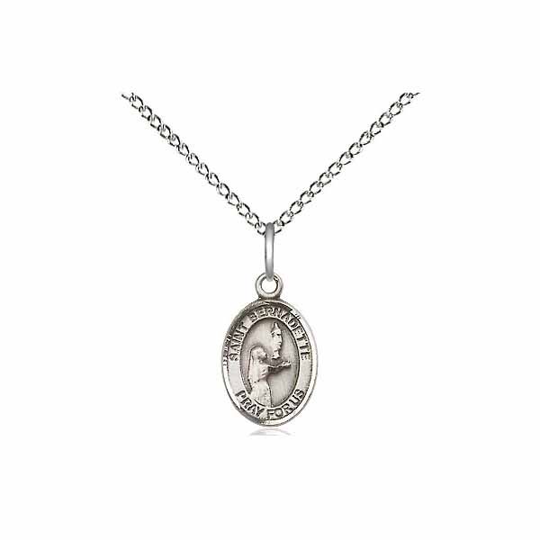 Bliss St. Bernadette Medal 1/2" 9017