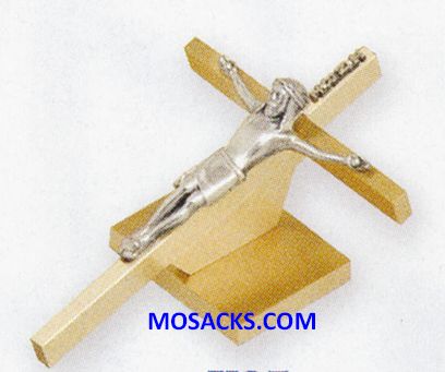 K Brand Solid Brass "Laydown" Altar Crucifix has 2-3/4" overall height and a 6" cross 14-K27  FREE …