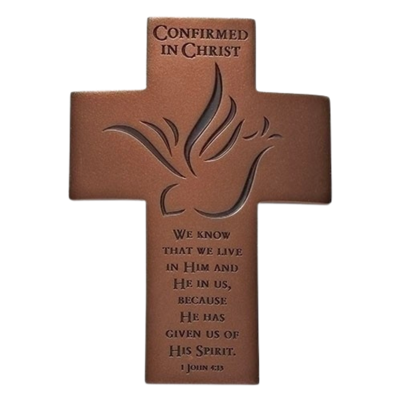 Confirmation Wall Cross w/Dove & Verse, #63693