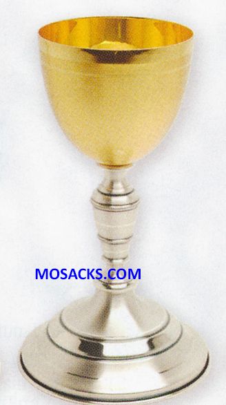 Chalice - Gold and Silver plated Chalice K921 measures 9-1/4" High with 4‚Äù diameter Cup with 12 o…