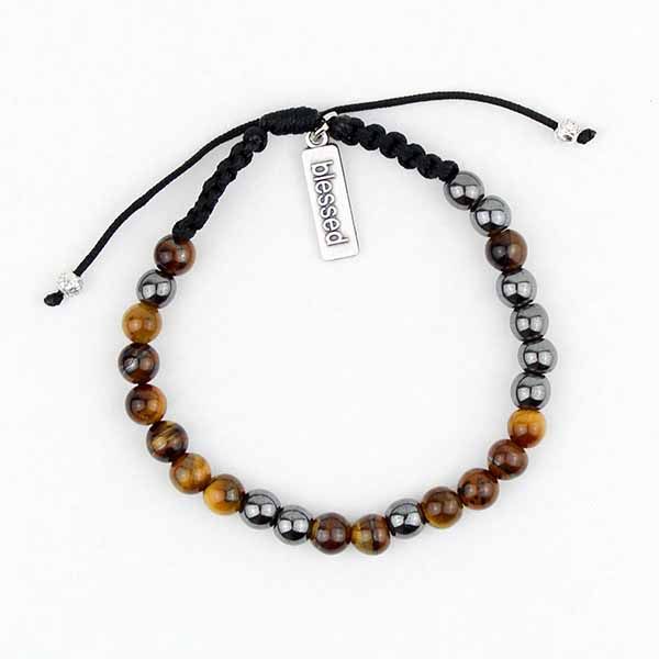 My Saint My Hero MSMH Godfather Morse Code Bracelet 30001BK