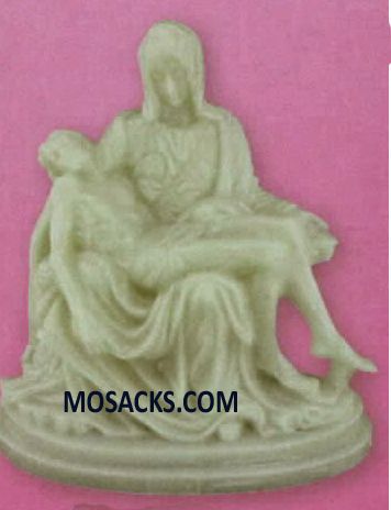 Plastic Pieta 4 Inch Luminous Plastic Statue 185-2329AL
