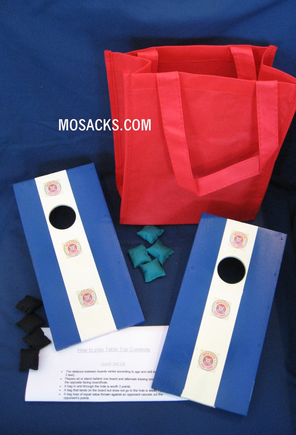 Coast Guard Tabletop/Mini Cornhole Game