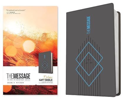The Message Bible: Gift Edition (Charcoal/Blue Diamonds LeatherLook) The Message Bible: Gift Edition (Charcoal/Blue Diamonds LeatherLook)