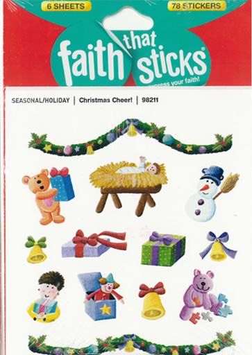 Faith That Sticks Angel Miniatures -94510 includes 6 sticker sheets