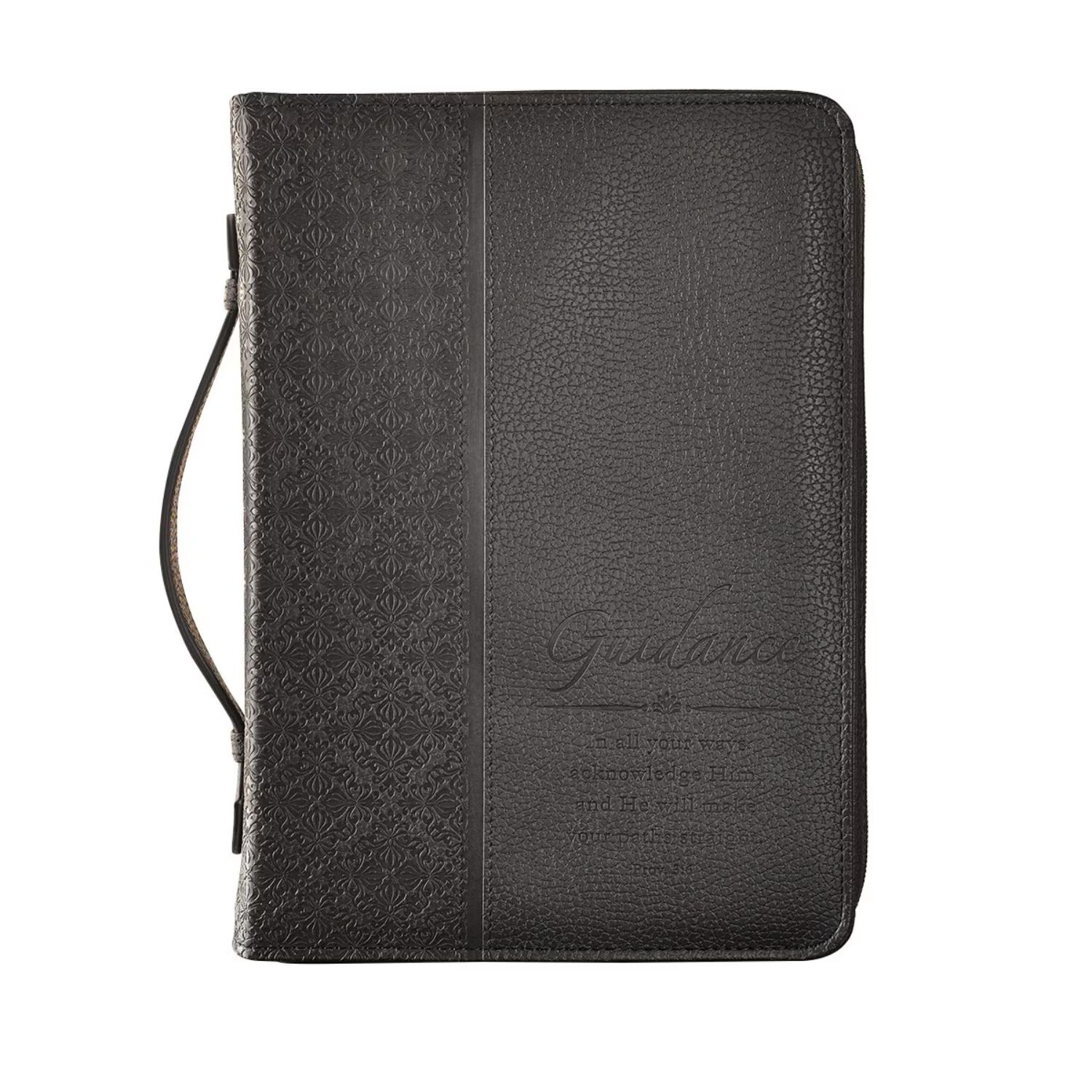 Guidance (Black/Faux Leather) Bible Cover