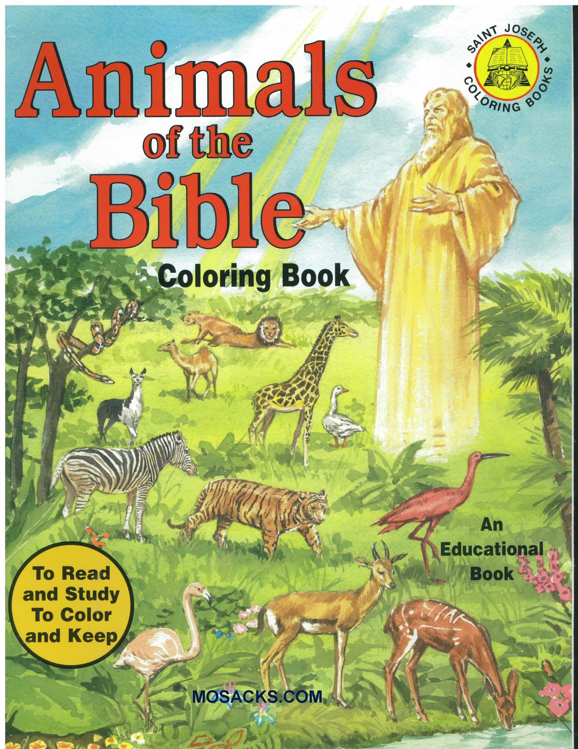Coloring Book Animals Of The Bible-678 St Joseph 32 page Coloring Book Animals Of The Bible-678