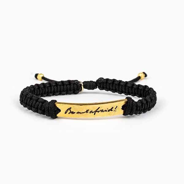 My Saint My Hero Be Not Afraid SIlver Bracelet-14043BK