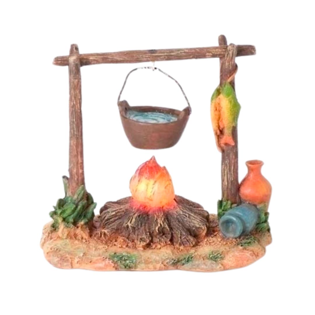 Fontanini Nativity 5" Heirloom LED Campfire-59532