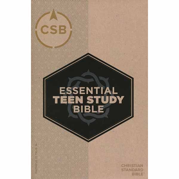CSB Essential Teen Study Bible (Hardcover) B&H CSB Essential Teen Study Bible Hardcover Tan 9781433644238