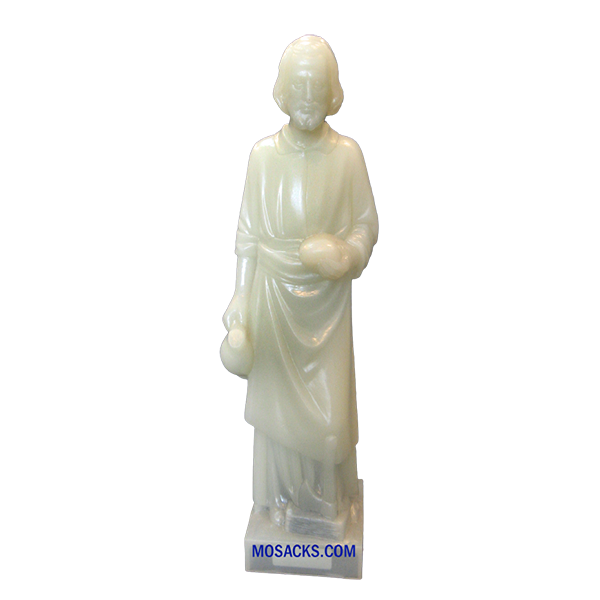 plastic St. Joseph Statue St. Joseph the Worker Plastic Statue 8" Luminous