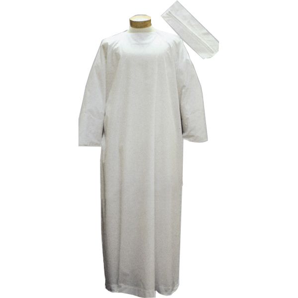 Beau Veste Alb with Shoulder Zipper with Raglan Sleeves-307 Beau Veste Alb 307