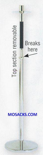 K Brand Stainless Steel and Wood Processional Candlestick42" high  14-K931 FREE SHIPPING